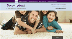 Desktop Screenshot of familydentalnewport.com